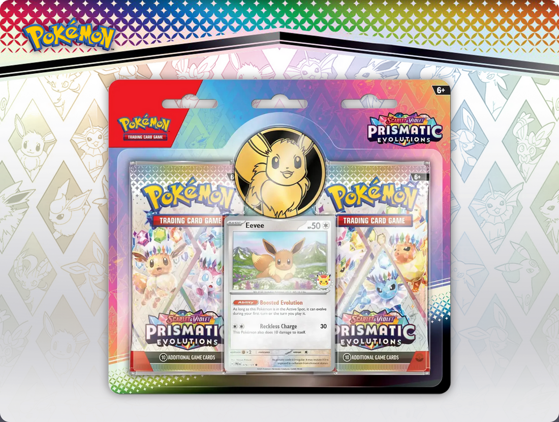 Celebrate Pokémon Day with the Prismatic Evolutions Eevee Blister!