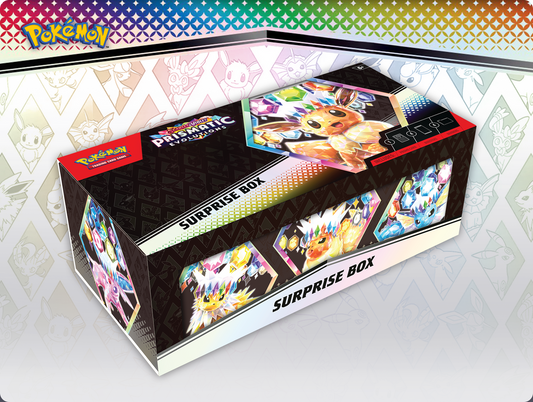 Discover the Pokemon TCG - Prismatic Evolutions Surprise Box Featuring Eeveelutions!