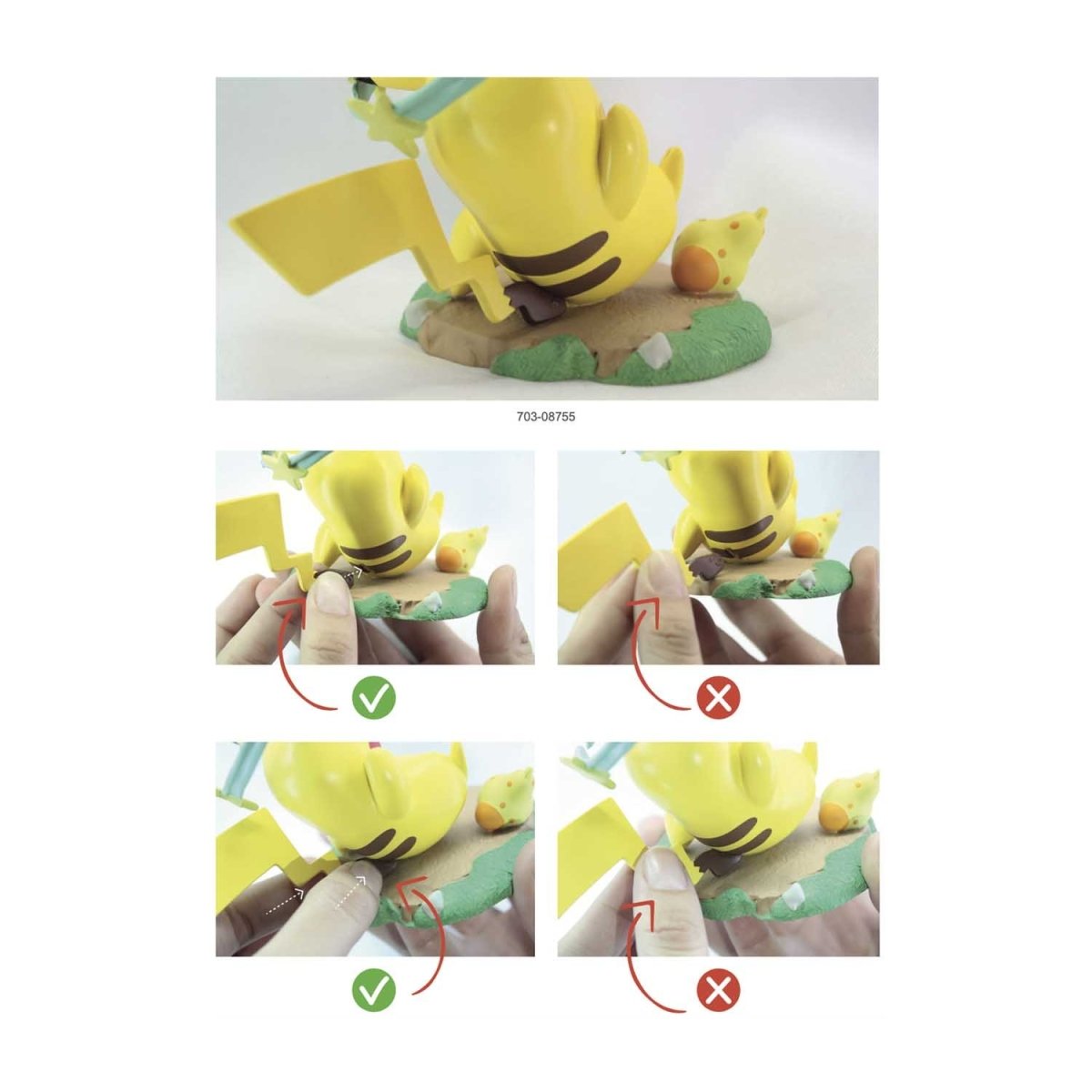 Pikachu Moods Confused Figure