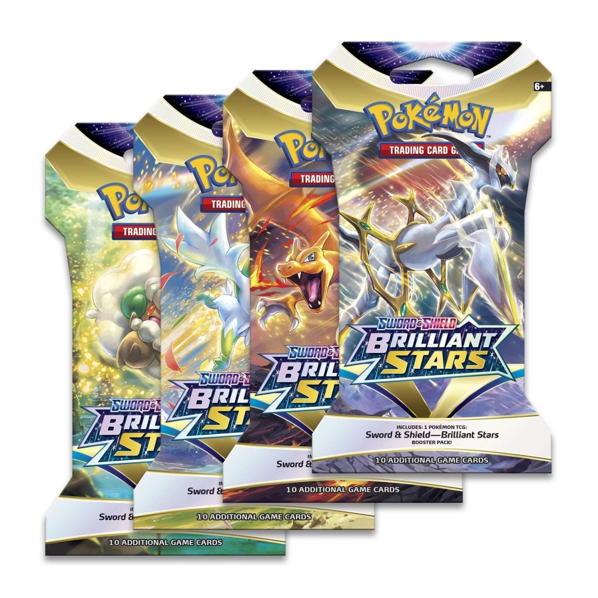 Sword & Shield-Brilliant Stars Sleeved Booster Pack (10 Cards)