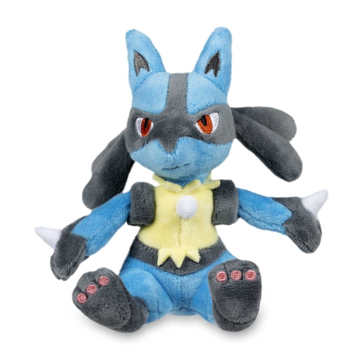 Lucario Sitting Cuties Plush - 6 Inch