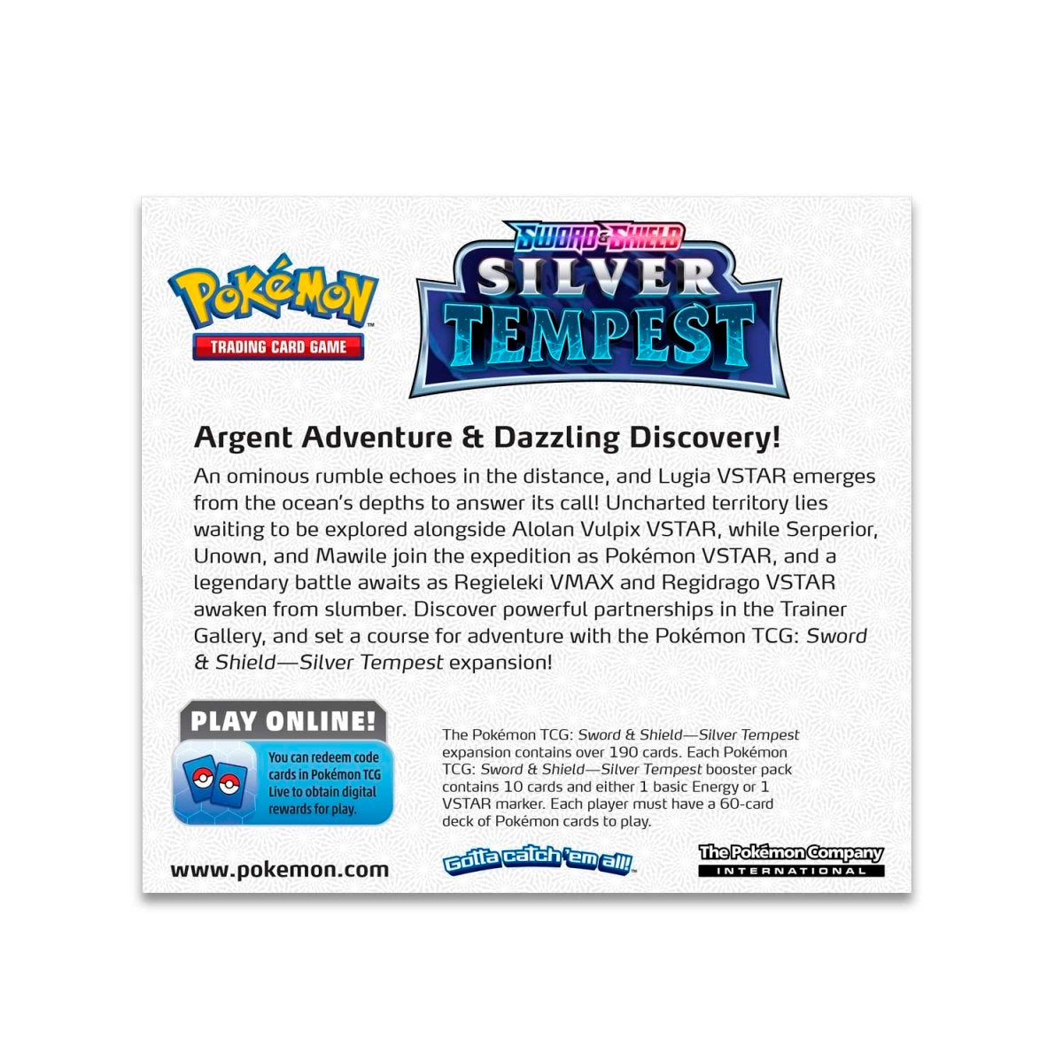 Sword & Shield-Silver Tempest Booster Display Box (36 Packs)