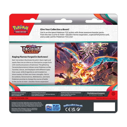 Scarlet & Violet-Obsidian Flames 3 Booster Packs & Greavard Promo Card