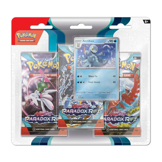 Scarlet & Violet-Paradox Rift 3 Booster Packs & Arctibax Promo Card