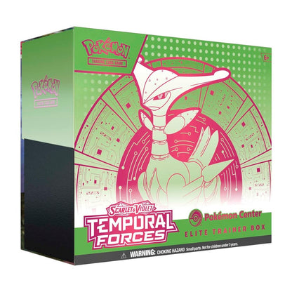 Scarlet & Violet-Temporal Forces Elite Trainer Box (Iron Leaves)