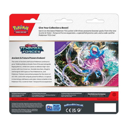 Scarlet &amp; Violet – Temporal Forces 3 Booster Packs &amp; Cyclizar-Promokarte