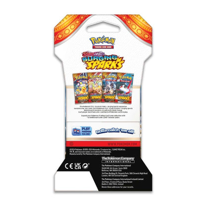 Scarlet & Violet-Surging Sparks Sleeved Booster Pack (10 Cards)