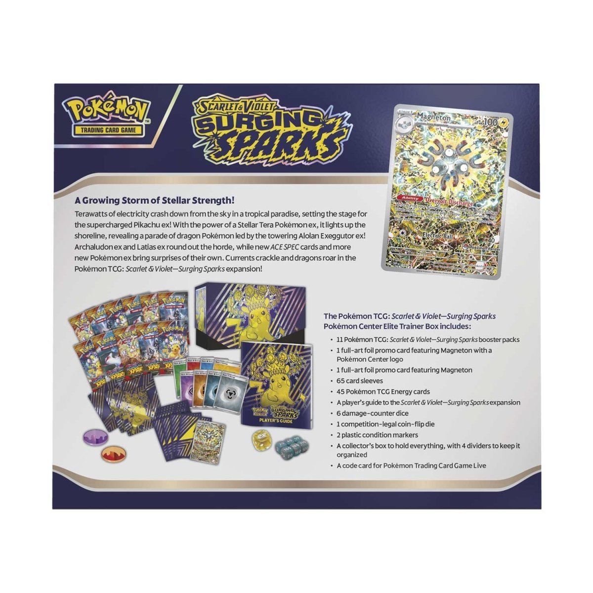 Scarlet &amp; Violet – Surging Sparks Elite Trainer Box