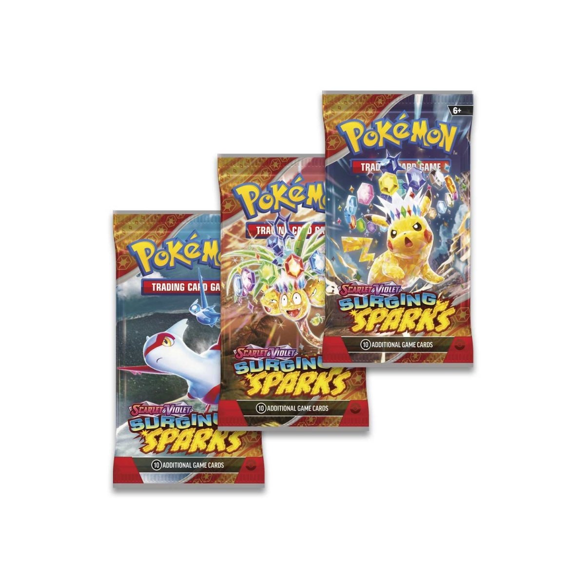 Scarlet &amp; Violet – Surging Sparks 3 Booster Packs &amp; Quagsire-Promokarte