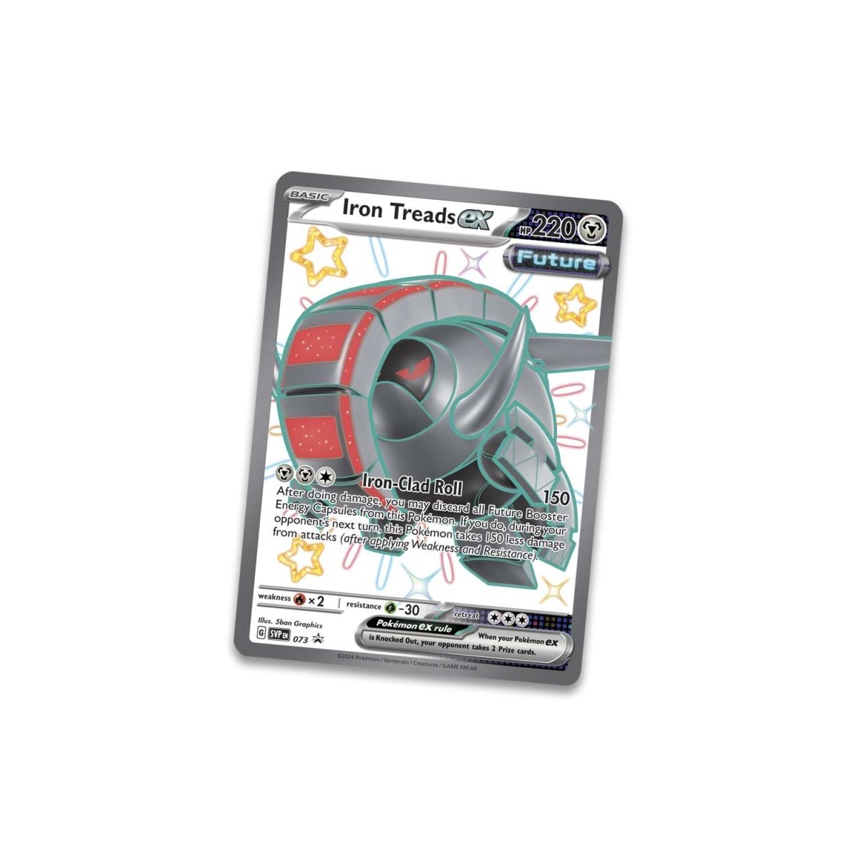 Scarlet & Violet-Paldean Fates Tin (Shiny Iron Treads ex)