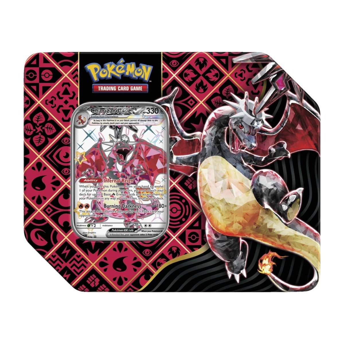 Scarlet & Violet-Paldean Fates Tin (Shiny Charizard ex)