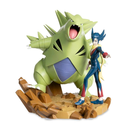 Grimsley & Tyranitar Pokémon Trainers Figure