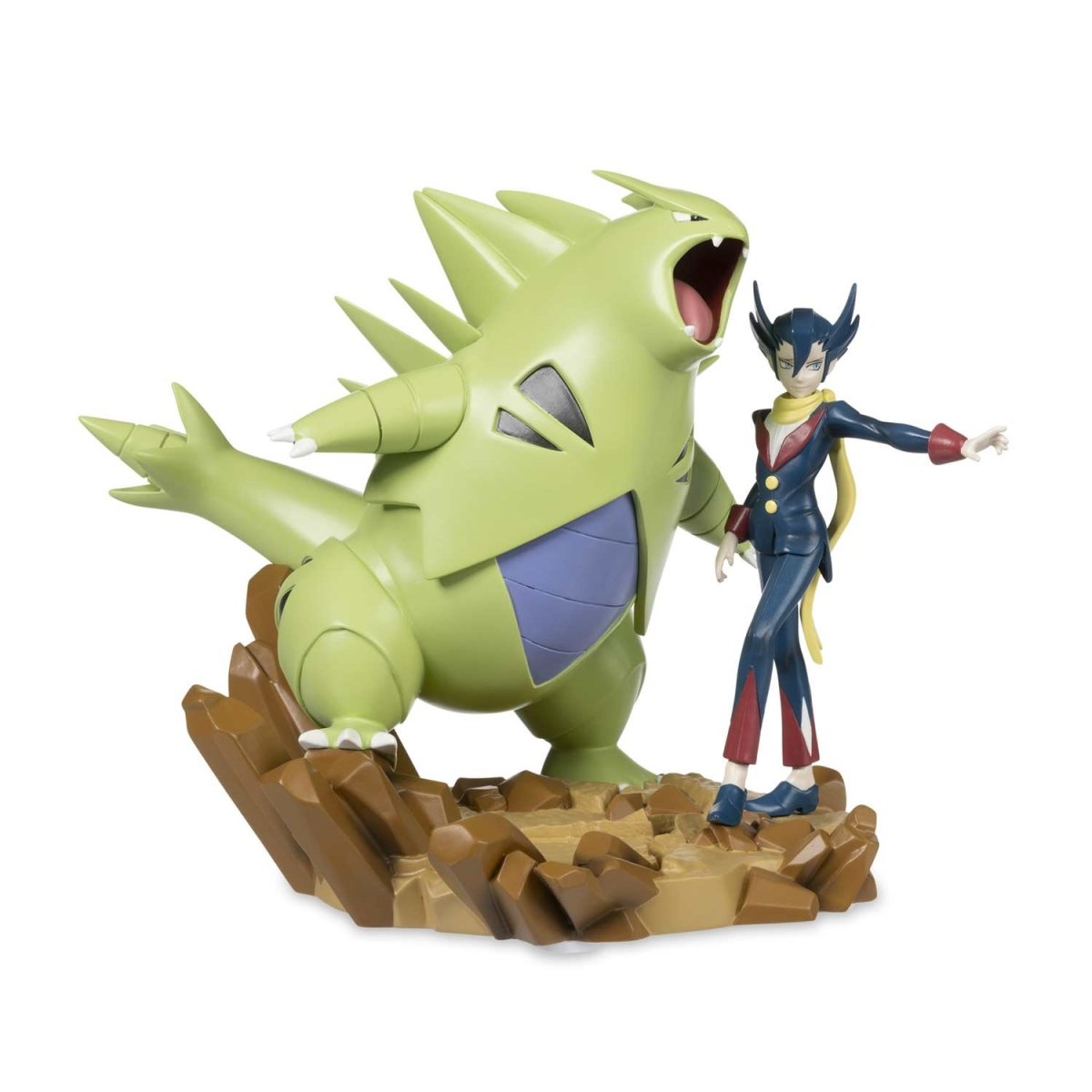 Grimsley & Tyranitar Pokémon Trainers Figure