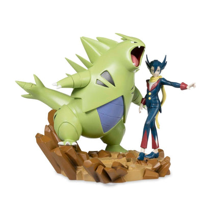 Grimsley &amp; Tyranitar Pokémon Trainer Figur